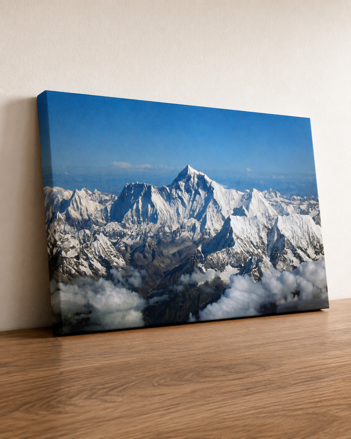 Mt. Everest Canvas Print Canada | Sagarmatha Nepal Wall Art by Hamro Print